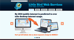 Desktop Screenshot of littlebirdwebservices.co.uk