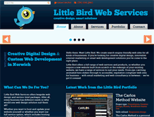 Tablet Screenshot of littlebirdwebservices.co.uk